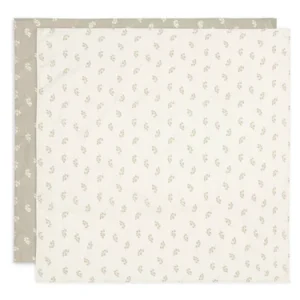 Jollein Hydrofiele doek Small 70x70 cm Twig Olive Green (3-pak)