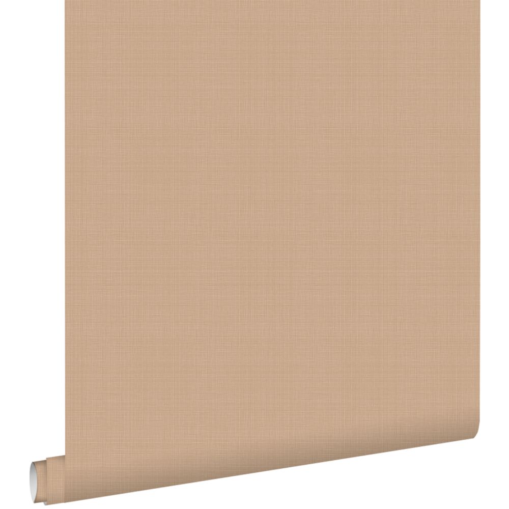 Kinderkamerbehang Linnenstructuur – Licht Terracotta