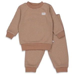 Feetje | Wafelpyjama | Bruin