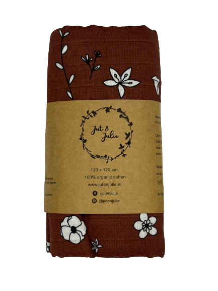 Hydrofiele doek 120cm (bruin) - Afbeelding 2