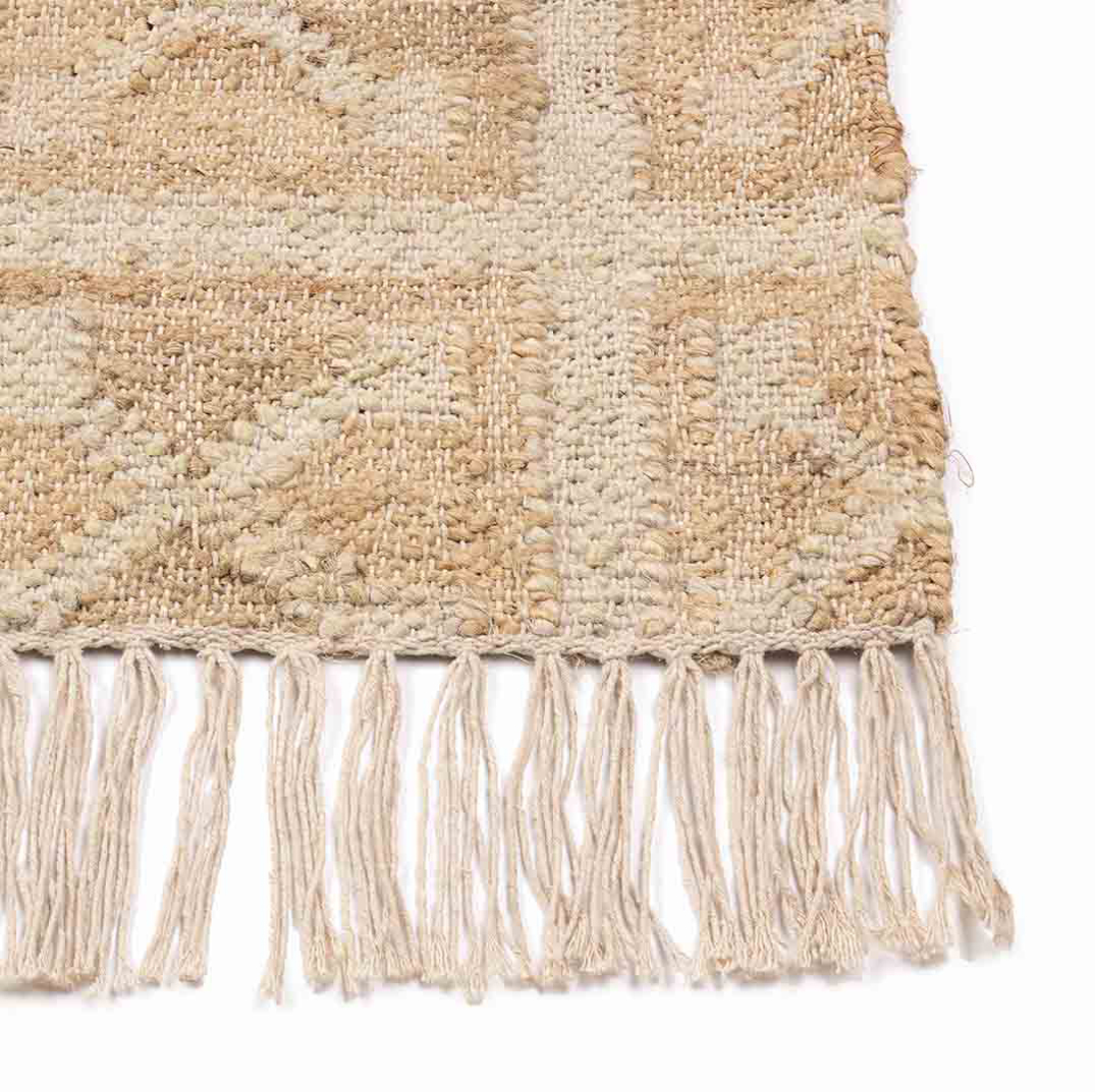 Vloerkleed Hana – 80x150cm – Jute – Naturel - Afbeelding 4