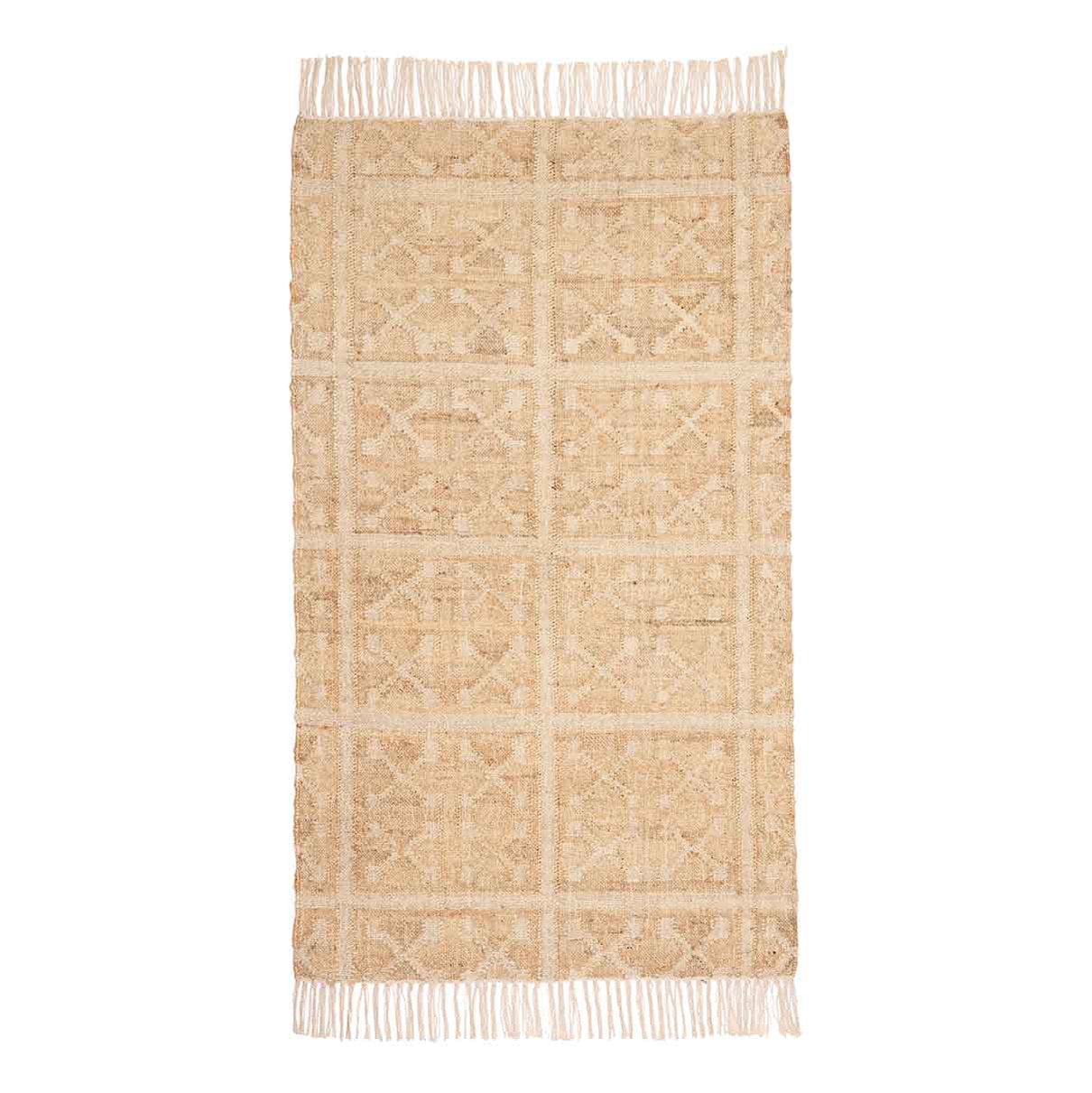 Vloerkleed Hana – 80x150cm – Jute – Naturel - Afbeelding 2
