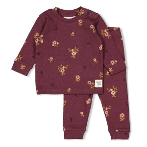 Feetje | Bonnie Bouquet-Premium Sleepwear Wijn Melange