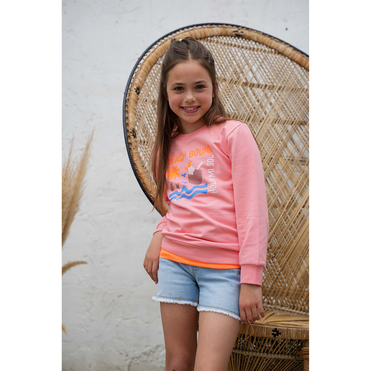 TYGO & vito – Girls Denim Short Billy – Extra Light Used - Afbeelding 3